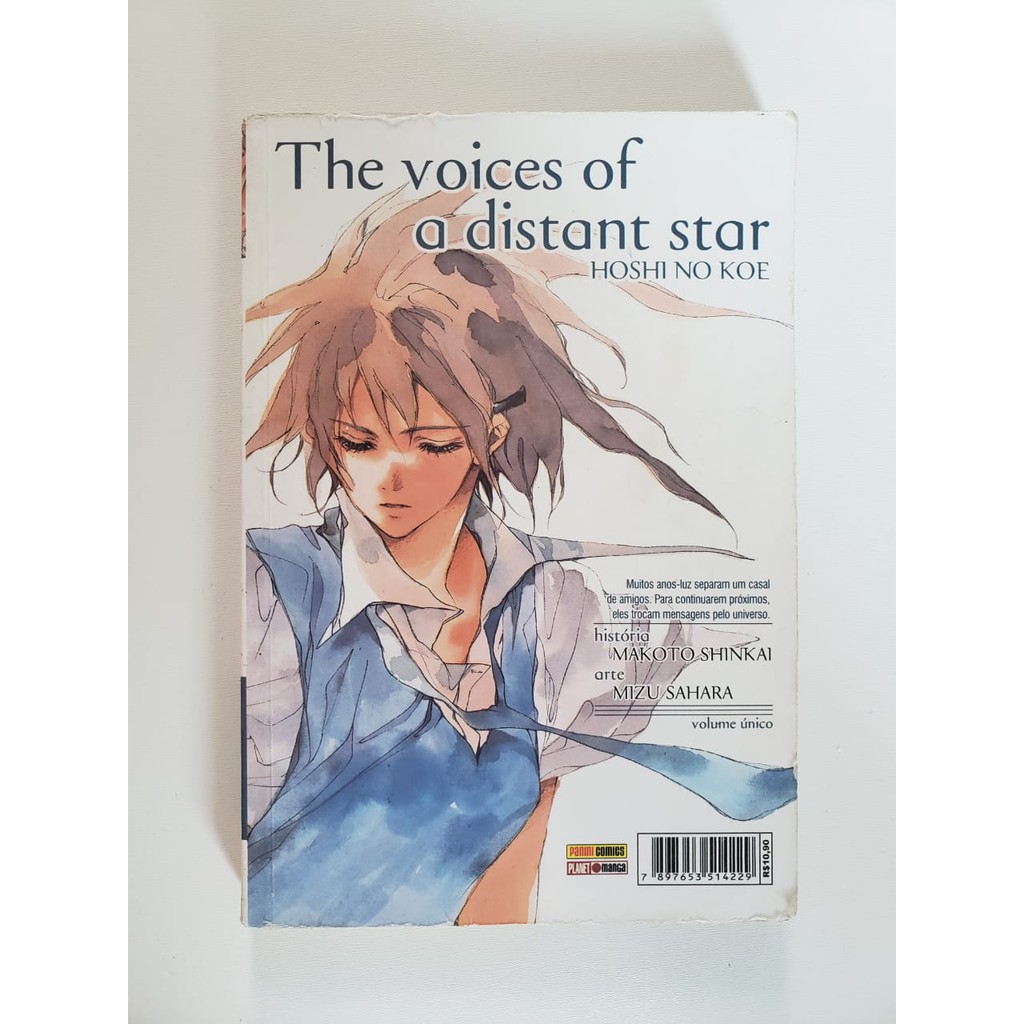 Manga The Voices Of A Distant Star Hoshi No Koe Shopee Brasil