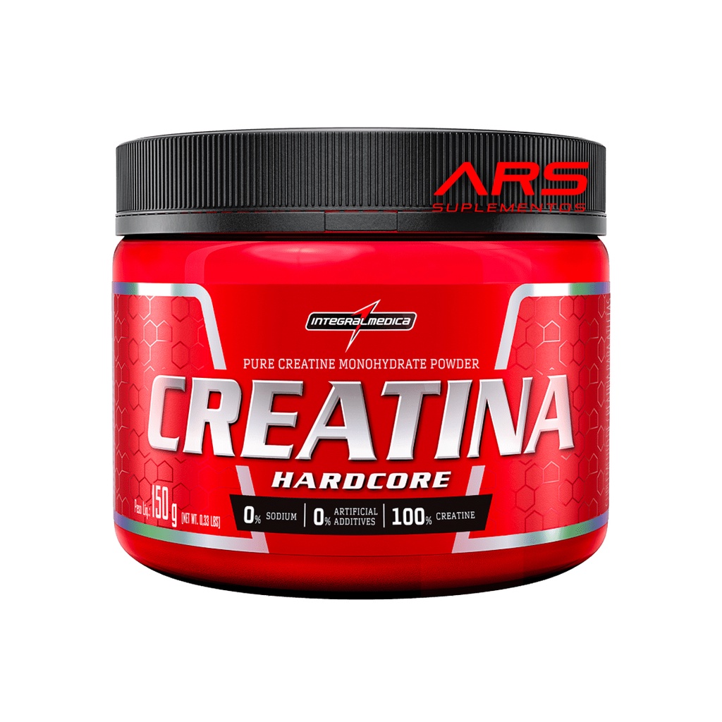 Creatina 150g Monohidratada Hardcore 100% Pura - Integralmedica ...