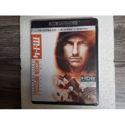 Blu Ray 4k Ultra Hd Missão Impossível - Protocolo Fantasma - Dub/Leg Lacrado