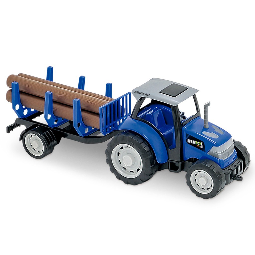 Trator Maxx Tora Miniatura Cores Sortidas 260 - Usual Brinquedos