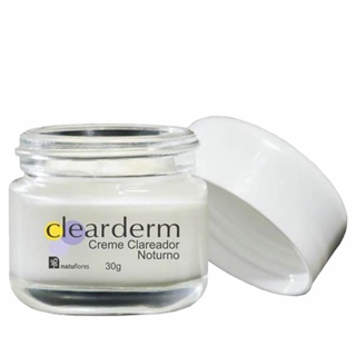 Creme Clareador Noturno 30g Clearderm Natuflores em Oferta na Shopee