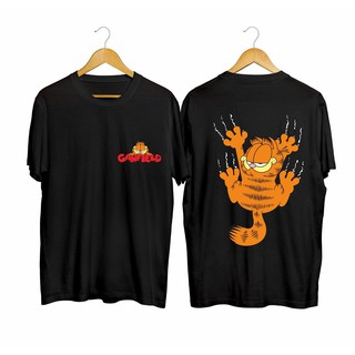 Camiseta Algodão Básica The Garfield Garras Tirinhas Fomosas