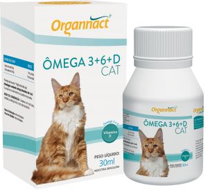 Ômega 3+6+D3 Cat 30ml - Organnact