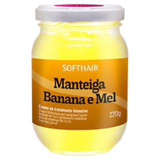 Manteiga Banana E Mel 220g Soft Hair