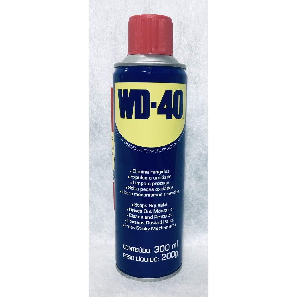 WD 40 Desengipante Lubrificante Multiuso Spray 300mL | Shopee Brasil