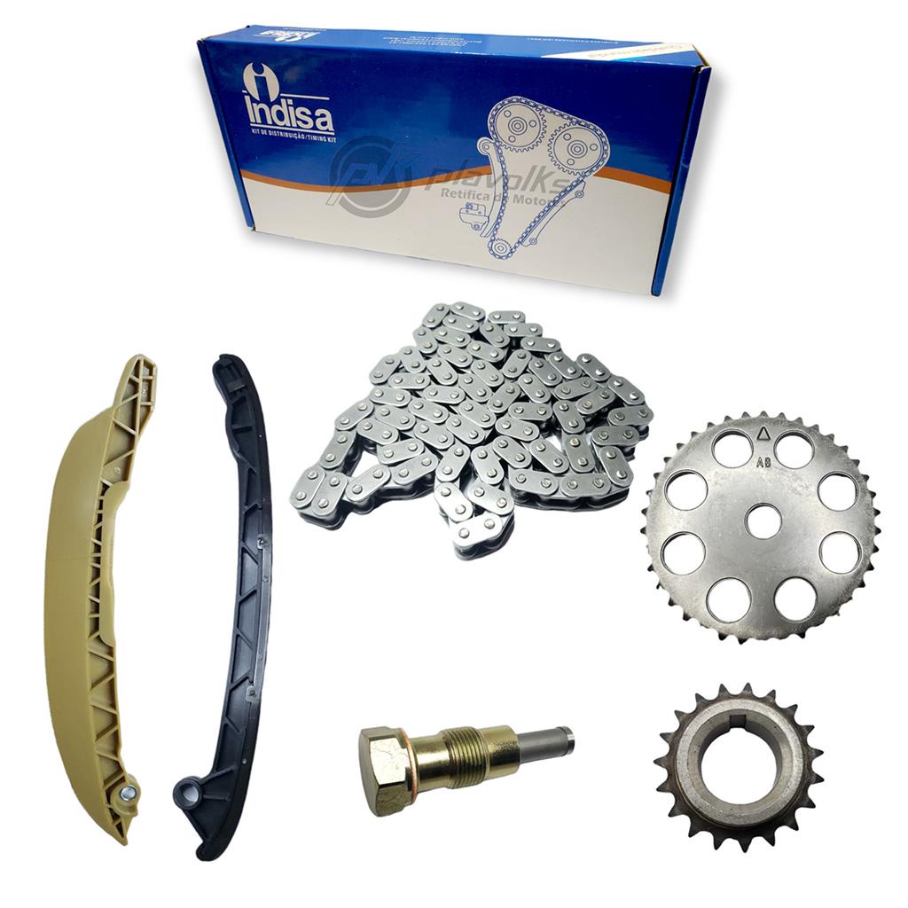 KIT CORRENTE E TENSOR FORD COURIER FIESTA KA FOCUS ECOSPORT 1.0 1.6 8V ZETEC ROCAM