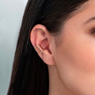 Rommanel Brinco Piercing Fake de Pressão