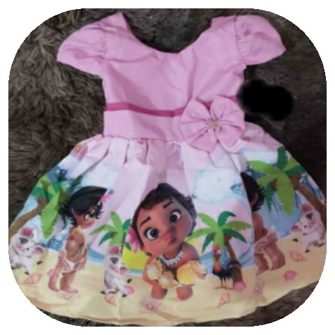 vestido moana baby 1 ano