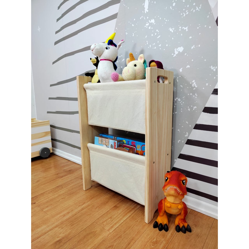 Rack Guarda Brinquedos E Livros Infantil, Organizador Pocket em Oferta na Shopee