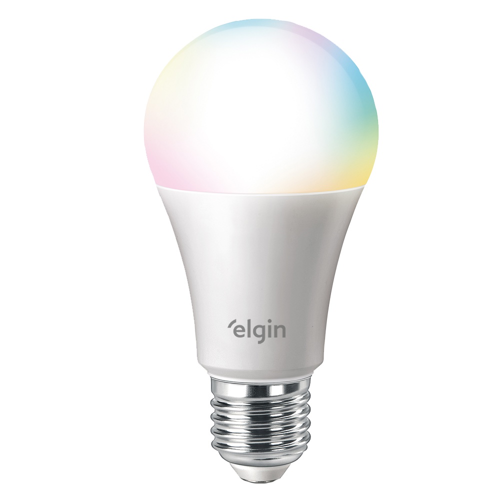 Lâmpada Inteligente Led Bulbo 10w Rgb Smart Color - Elgin