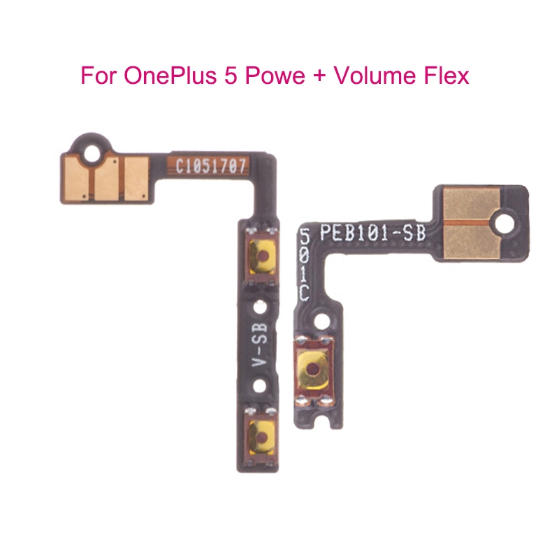 Oneplus 3 / 3 T / 5 / 5 T / 6 / 6 T / 7 Pro Botão De Volume De Energia Flex Cable Mute Volume Chave Conector De Fita Sub | OnePlus 3/3T /5 /5T /6 /6T /7 Pro Power Button Volume Button Flex Cable Mute Volume Key Connector Ribbon Replacement