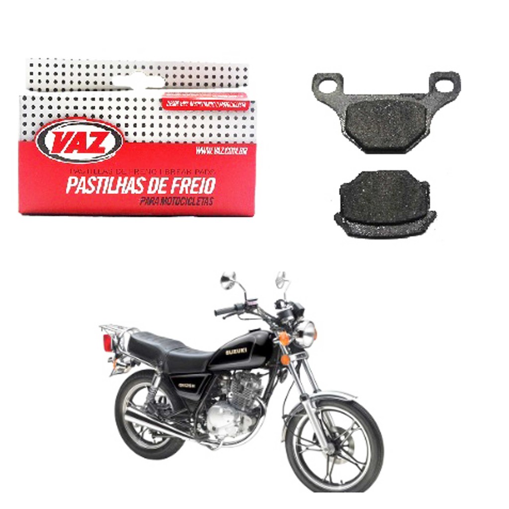 Pastilha de Freio Dianteira P/ Suzuki Intruder 125 2002-2016 Ecopads Vaz em Oferta na Shopee