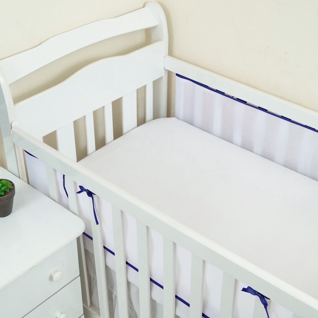 Tela Protetora Para Laterais De Mini Berço - Tela Vazada / Pronta ...