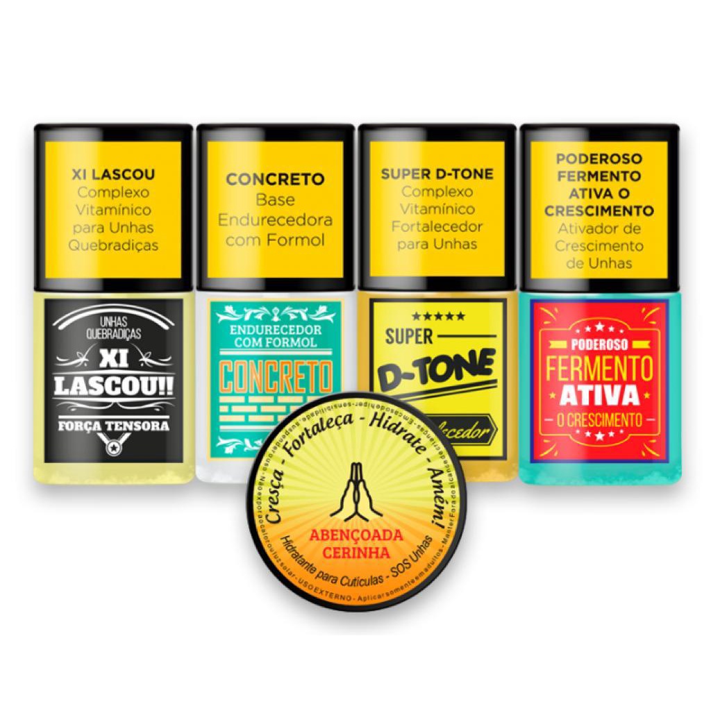Bases S.o.s Concreto+ Poderoso+ D-tone+lascou+cerinha Top Beauty em Oferta na Shopee