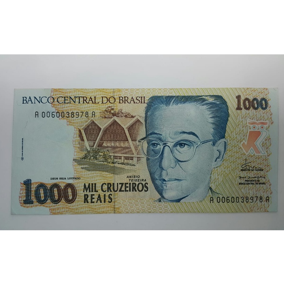 Cédula 1000 Cruzeiros Reais