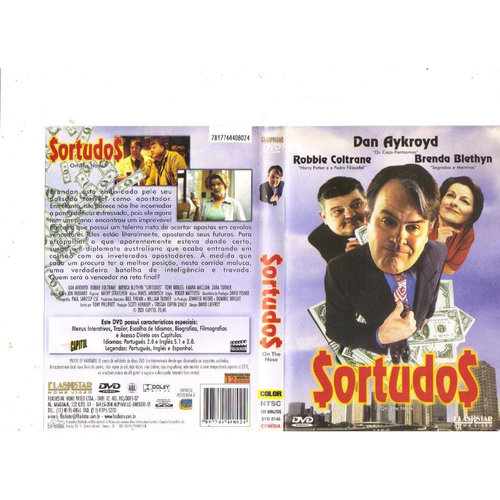 Dvd Sortudos, Dan Aykroyd, Comédia Original, Dublado
