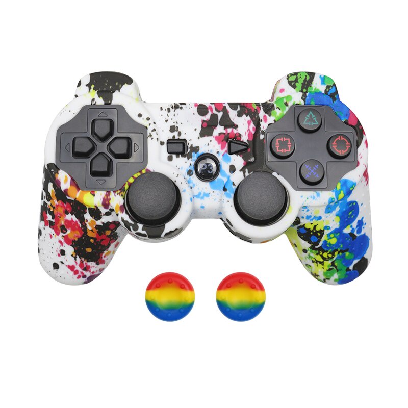 Capa Protetora De Silicone Pele Capas De Polegar Para Sony PS3/PS2 Gamepad Borracha