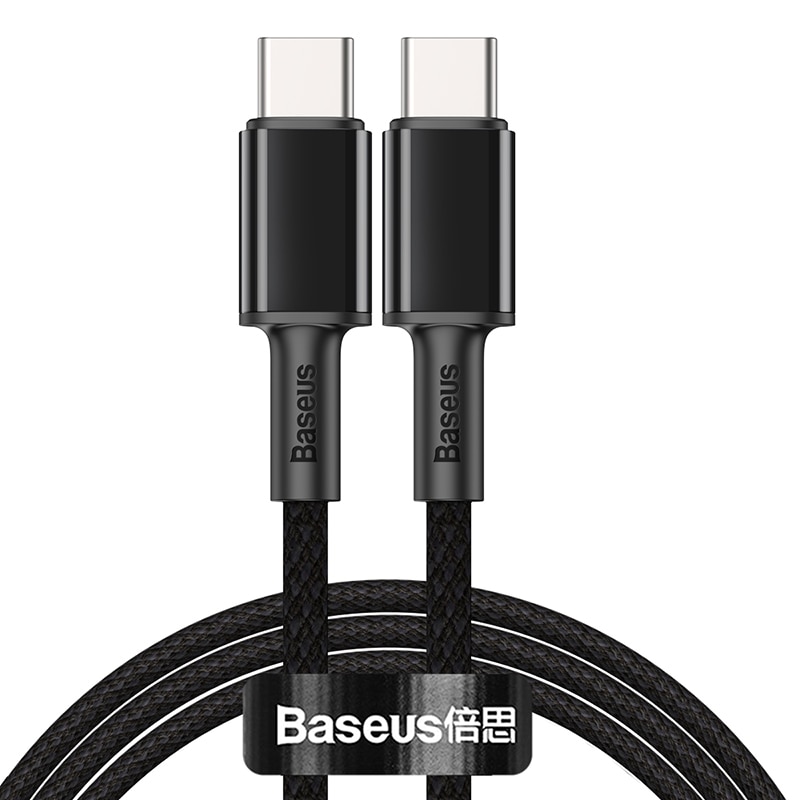 Baseus Cabo Tipo C 5A PD USB 100W Para-Xiaomi Huawei laptop tablet | Shopee  Brasil