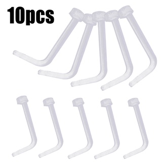 10pcs 20G Anéis De Retentor De Nariz Invisível Transparente Em L Pinos Esconder Piercing Corporal