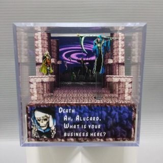 Cubo Diorama Castlevania Morte em Oferta na Shopee