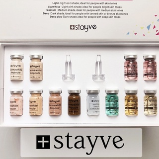 12pcs 8ml Stayve BB Glow Starter Kit base liquida Pigmentos Ampolas