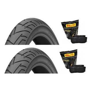 Par Pneu Bike Praieiro Levorin Aro 26x1.95 +2 Camara Pirelli