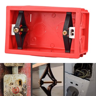 6pcs 118 Tipo Switch Socket Bottom Box Reparo Parafuso Quebrado Caixa De Montagem Antiga Recuperação Rápida Instalação Simples Sem Desmontagem