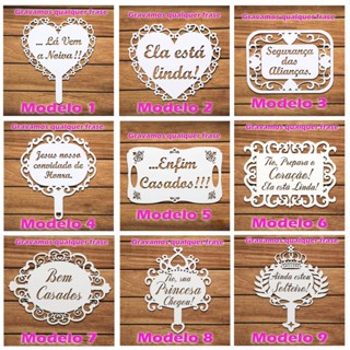 2 Placas Personalizada Casamento Entrada Da Noiva Alianças em Oferta na Shopee