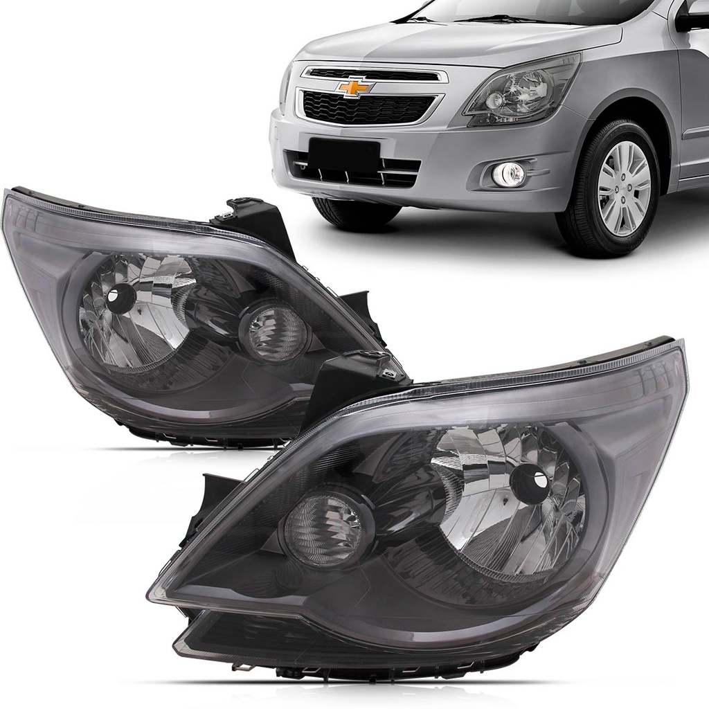 Par Farol Cobalt 2012 2013 2014 2015 Foco Simples Cromo Onix em Oferta na Shopee