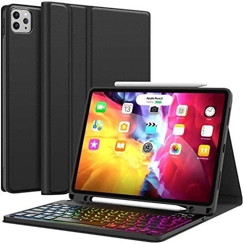 Teclado Bluetooth Capa Case iPad 2020 Air 4 A2316 A2324 A232