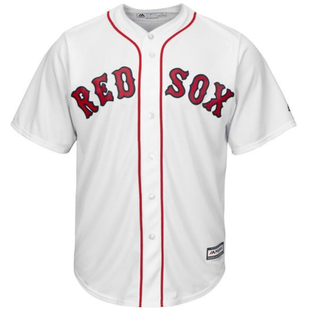Camisa Beisebol Majestic Los Angeles Angels - Branco/Vermelho