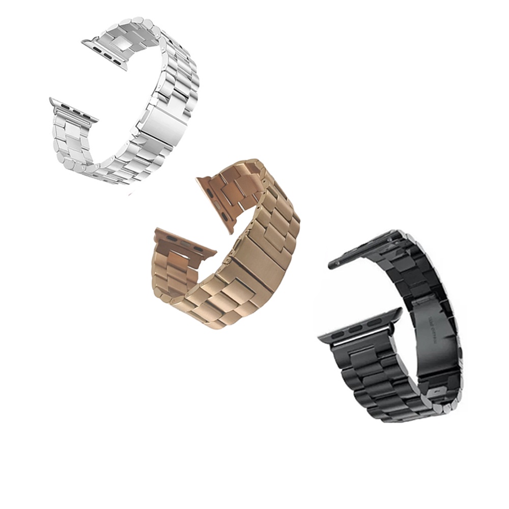Kit 3 Pulseiras Aço Elos Relogio Smartwatch inteligente Smartband