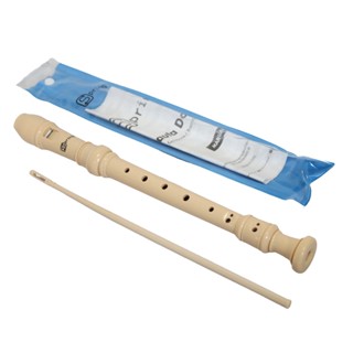 Flauta Doce Germânica Capa + Vareta De Limpeza em Oferta na Shopee