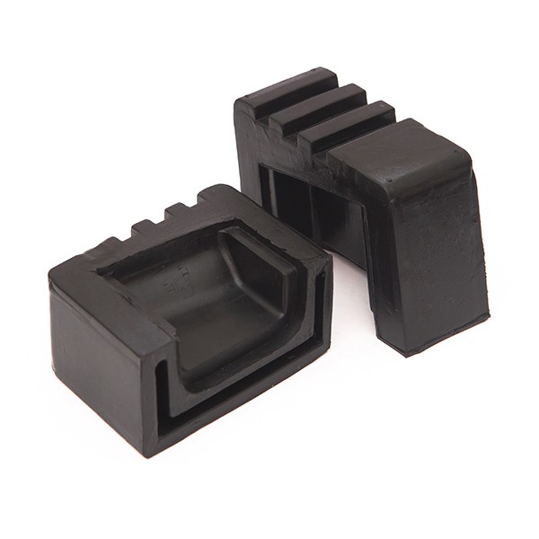 Sapata de borracha para escada de fibra de vidro 2 peças par