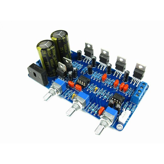 Placa Montada Amplificador Estéreo 2.1 - 72w RMS 18w+18w+36w