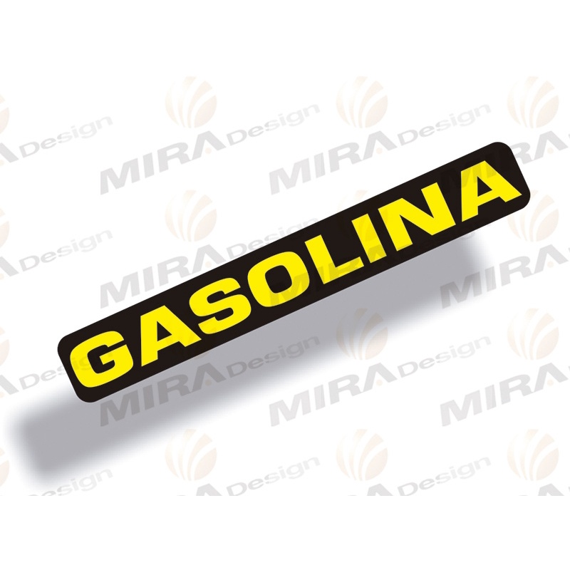 Adesivo GASOLINA p/ Tampa Abastecimento GM Corsa Vectra Astra