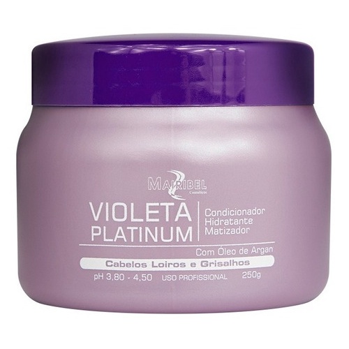 Creme Matizador Violeta Mairibel Óleo Argan Pt 250g