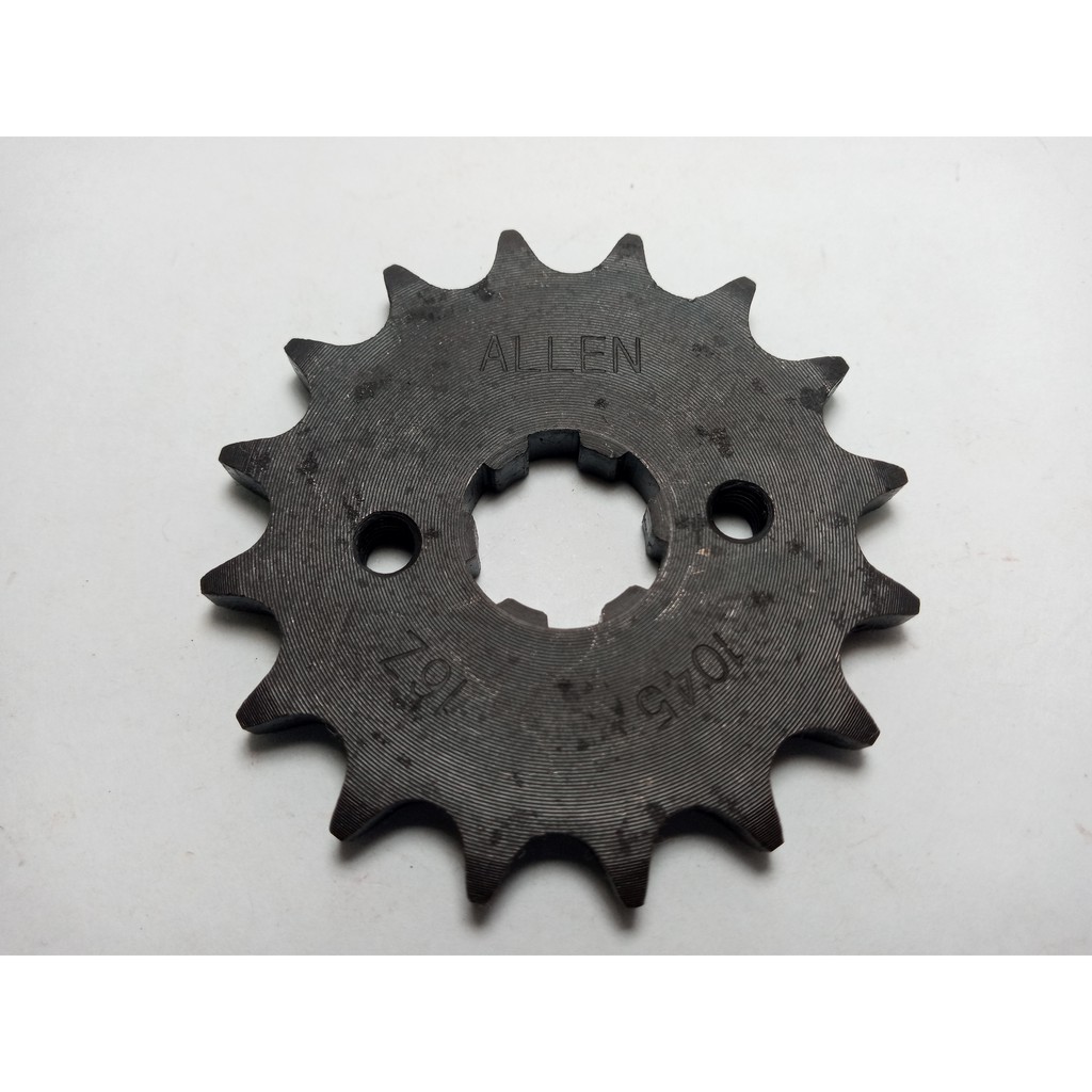 Pinhão 16 dentes Titan Fan Start 125 150 160 Bros 125 150 160 relação transmissão, marca Allen código 880498