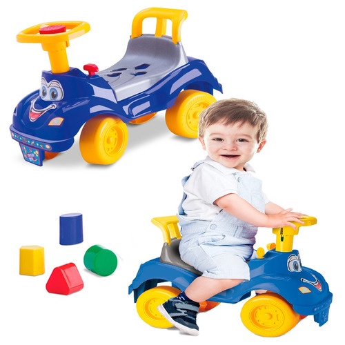 Totoka Triciclo Infantil Bebe Carrinho Totokinha Menino Azul em Oferta na Shopee