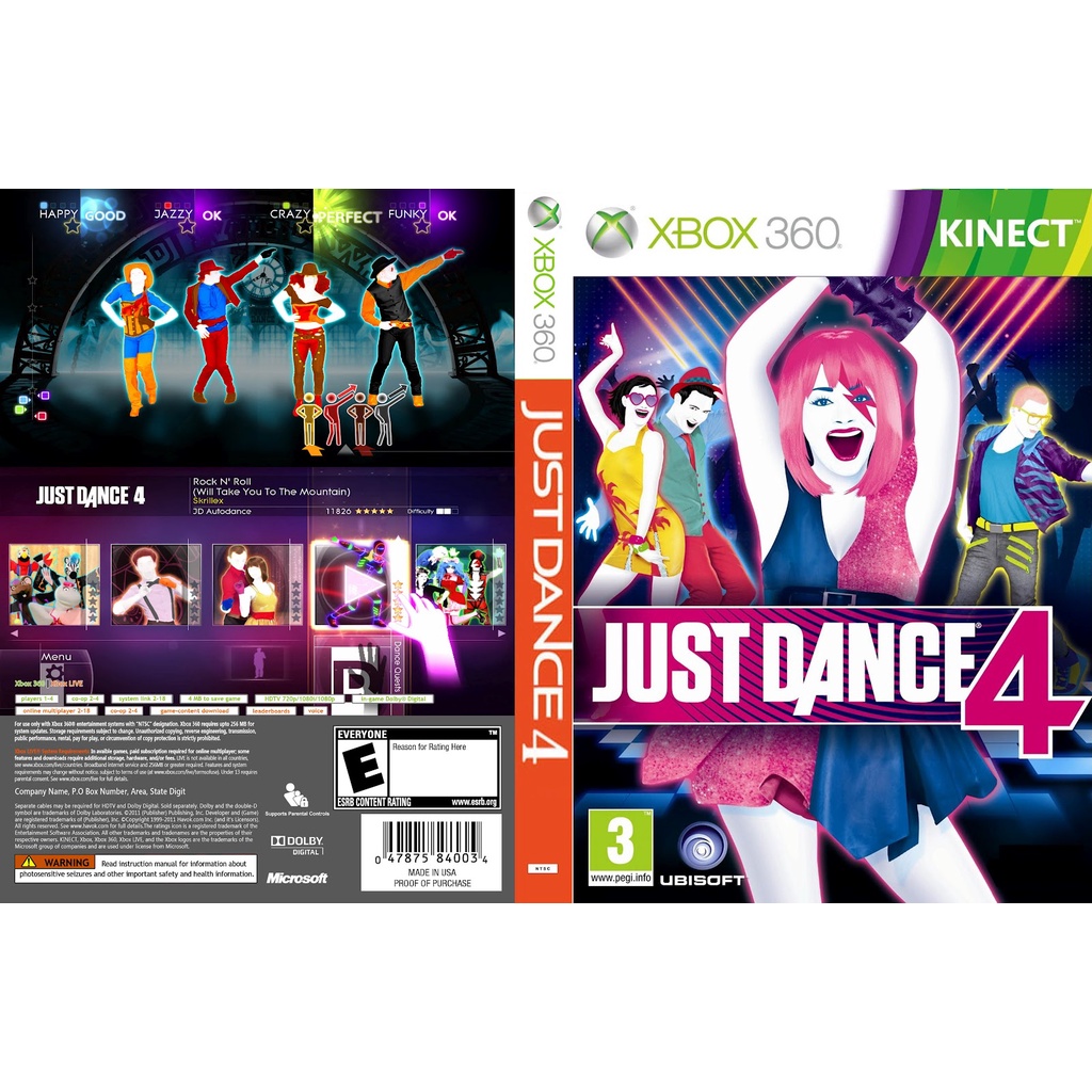 Just dance 4 P/ XBOX360 (LTU/LT/JTAG/RGH)