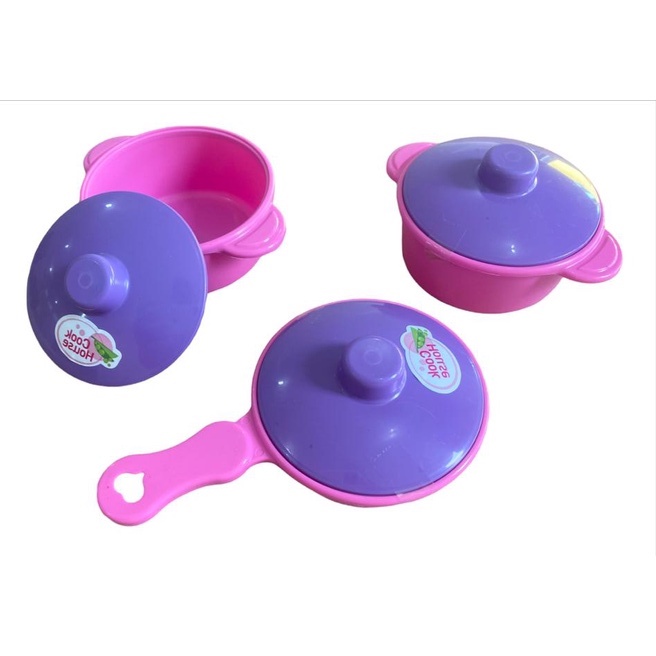 Kit Panelinhas Com 6 Peças De Brinquedo Faz de Conta Infantil Altimar
