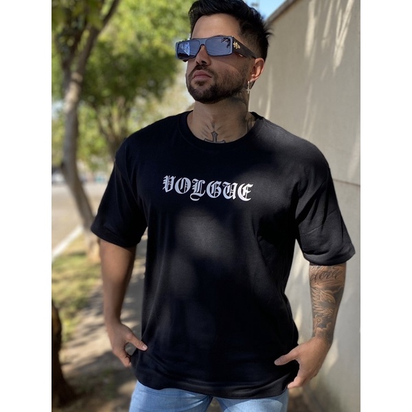 Camiseta Oversized Masculina larga Over