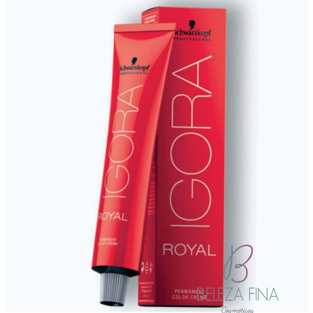 Coloração Schwarzkopf Igora Royal Tintura 7-0 60g LOURO MÉDIO NATURAL