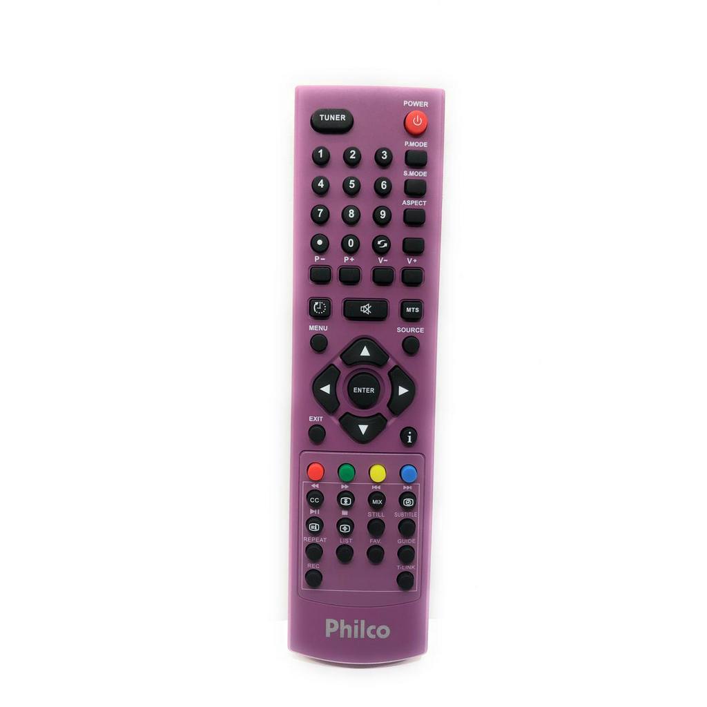 Controle Remoto Tv Philco 24 28 32 42 Original Rosa Novo Shopee Brasil 2887