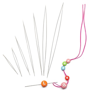 2 Pcs/4 Frisado Agulha Pinos Agulhas Abertas DIY Contas Ferramentas Feitos À Mão Acessórios