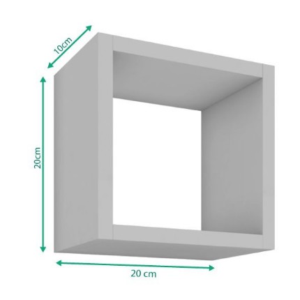 Nicho Branco Em Promoção - Pronta Entrega Com Garantia 20X20X10 em Oferta na Shopee