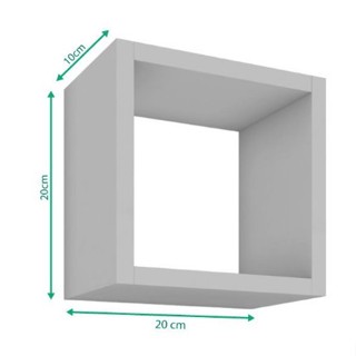 Nicho Branco Em Promoção - Pronta Entrega Com Garantia 20X20X10 em Oferta na Shopee