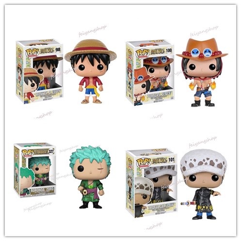Funko Pop One Piece Luffy Zoro Action Figure Anime Coleção Boneca Brinquedos