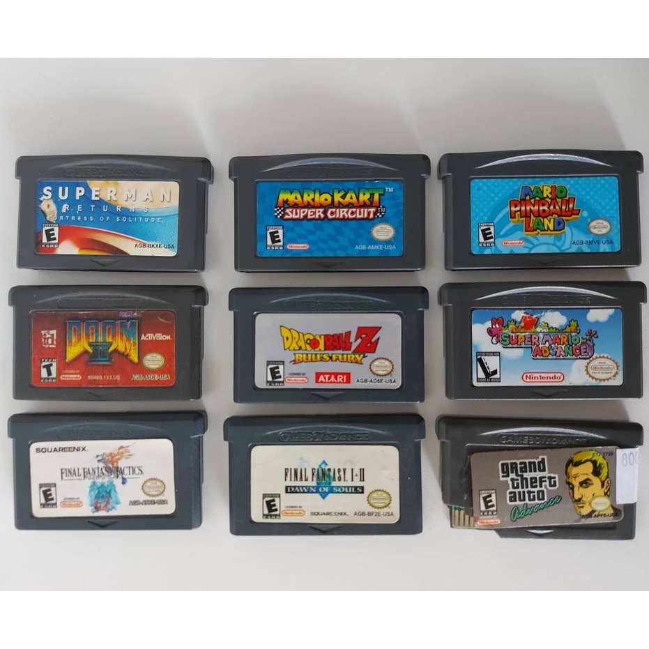 Jogos Game Boy Advance Original pronta entrega