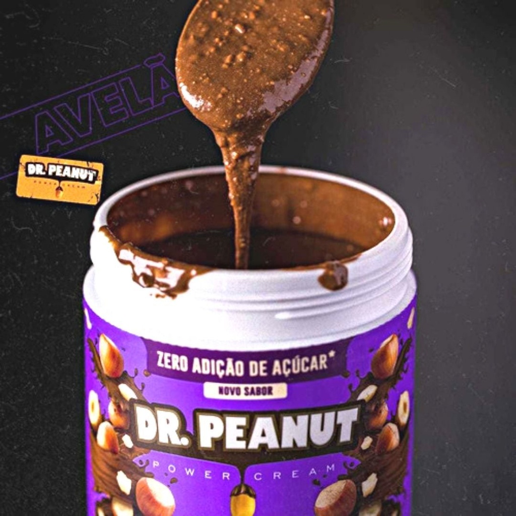 Pasta De Amendoim Com Whey Protein 650g - Dr Peanut